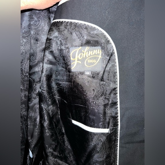 Raymond 2 Button Suit Jacket Blazer Sport Coat, Black, Size 44 - Picture 7 of 9